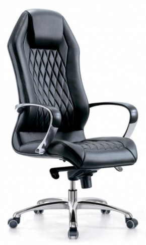 Кресло руководителя Бюрократ _AURA/BLACK черный в Урае - uray.mebel-74.com | фото