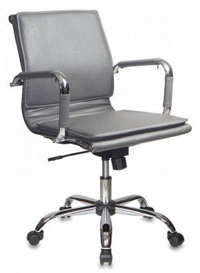 Кресло руководителя Бюрократ CH-993-LOW/GREY серый в Урае - uray.mebel-74.com | фото