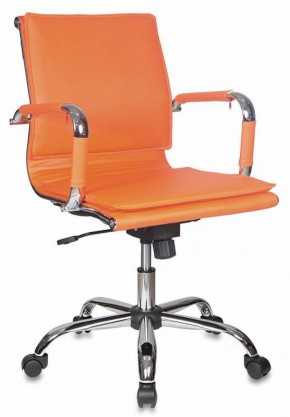 Кресло руководителя Бюрократ CH-993-LOW/ORANGE оранжевый в Урае - uray.mebel-74.com | фото