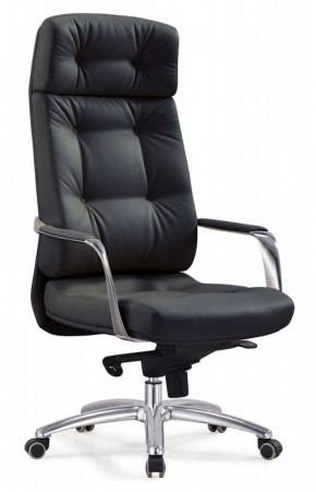 Кресло руководителя Бюрократ _DAO/BLACK черный в Урае - uray.mebel-74.com | фото