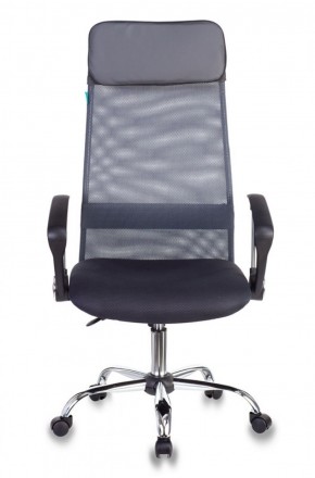 Кресло руководителя Бюрократ KB-6N/SL/DG/TW-12 серый в Урае - uray.mebel-74.com | фото