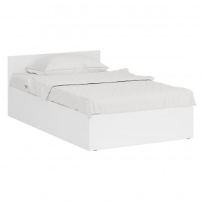Кровать 1200 + Пенал Стандарт, цвет белый, ШхГхВ 123,5х203,5х70 + 45х52х200 см., сп.м. 1200х2000 мм., без матраса, основание есть в Урае - uray.mebel-74.com | фото