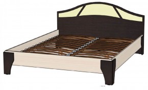 ВЕРОНА Кровать 1600 с основанием (Венге/Анкор светлый) в Урае - uray.mebel-74.com | фото