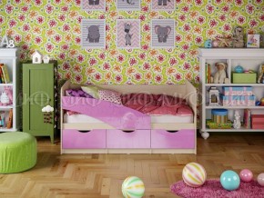 Кровать Бабочки (Сиреневый металлик) 1600 в Урае - uray.mebel-74.com | фото