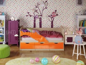 ДЕЛЬФИН-1 Кровать 1800 (Оранжевый металлик) в Урае - uray.mebel-74.com | фото