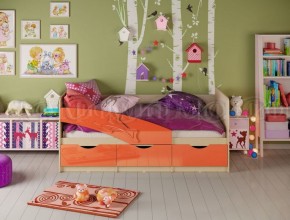 ДЕЛЬФИН Кровать 1800 (Оранжевый металлик) в Урае - uray.mebel-74.com | фото