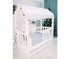 Кровать-домик с ящиком 800*1600 (Белый) в Урае - uray.mebel-74.com | фото