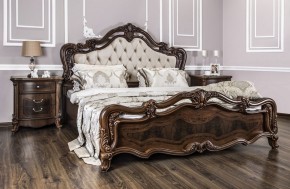Кровать двуспальная "Илона" с мягким изголовьем (1800) караваджо в Урае - uray.mebel-74.com | фото