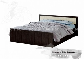 Кровать Фиеста 1400 LIGHT + Проложки LIGHT 1400 ДСП (Венге/Лоредо) в Урае - uray.mebel-74.com | фото