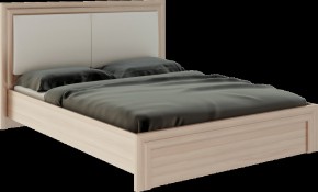 Кровать 1.6 Глэдис М31 с настилом и мягкой частью (ЯШС/Белый) в Урае - uray.mebel-74.com | фото