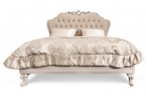 Кровать Мокко 1600 с мягким изголовьем + основание (бежевый) в Урае - uray.mebel-74.com | фото