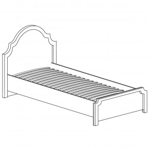Кровать одинарная №414 Прованс в Урае - uray.mebel-74.com | фото