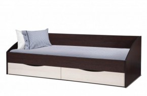 Кровать одинарная "Фея - 3" симметричная New (2000Х900) венге/вудлайн кремовый в Урае - uray.mebel-74.com | фото
