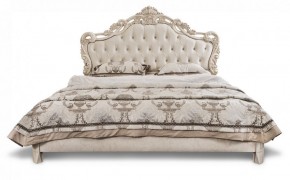 Кровать с мягким изголовьем "Патрисия" с основанием (1800) крем в Урае - uray.mebel-74.com | фото