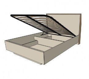 Кровать с основанием с ПМ и местом для хранения (1600) в Урае - uray.mebel-74.com | фото