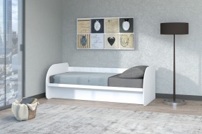 Кровать Сказка с ПМ 900 (Белый текстурный) в Урае - uray.mebel-74.com | фото