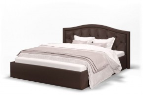 Кровать Стелла 1200 + Основание (Лесмо brown) коричневый в Урае - uray.mebel-74.com | фото