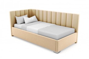 Кровать угловая Хлоя интерьерная +основание (120х200) в Урае - uray.mebel-74.com | фото