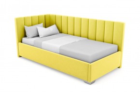 Кровать угловая Хлоя интерьерная +основание (90х200) в Урае - uray.mebel-74.com | фото