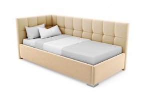 Кровать угловая Мия интерьерная +основание (90х200) в Урае - uray.mebel-74.com | фото