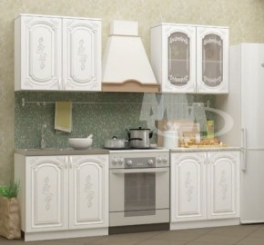 ЛИЗА-2 Кухонный гарнитур 1,6 Белый глянец холодный в Урае - uray.mebel-74.com | фото