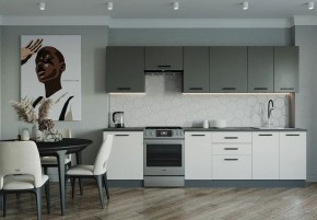 Кухонный гарнитур Лофт 3000 (Стол. 26мм) в Урае - uray.mebel-74.com | фото