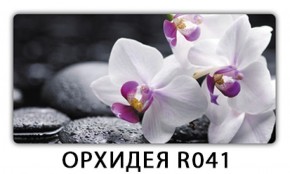 Обеденный раздвижной стол Бриз с фотопечатью Цветы R044 в Урае - uray.mebel-74.com | фото