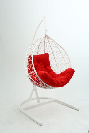 Подвесное кресло Бароло (белый/красный) в Урае - uray.mebel-74.com | фото