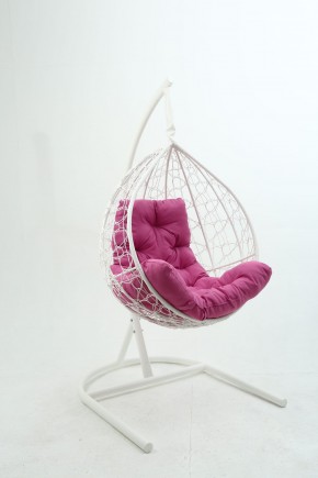 Подвесное кресло Бароло (белый/розовый) в Урае - uray.mebel-74.com | фото