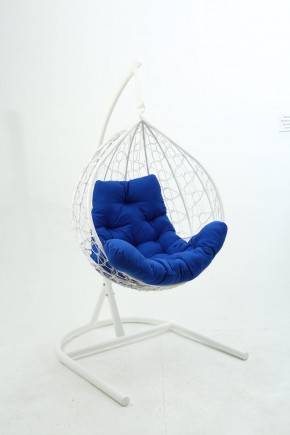 Подвесное кресло Бароло (белый/синий) в Урае - uray.mebel-74.com | фото