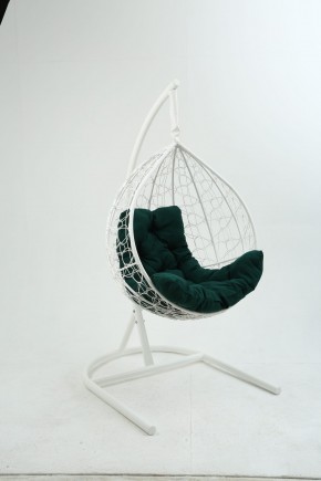 Подвесное кресло Бароло (белый/зеленый) в Урае - uray.mebel-74.com | фото