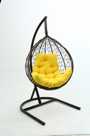 Подвесное кресло Бароло (коричневый/желтый) в Урае - uray.mebel-74.com | фото