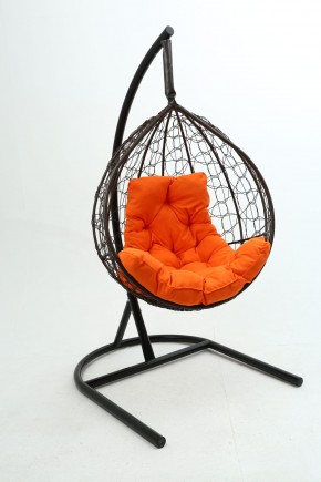 Подвесное кресло Бароло (коричневый/оранжевый) в Урае - uray.mebel-74.com | фото
