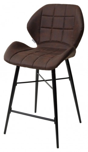 Полубарный стул MARCEL COWBOY-#800 темно-коричневый (H=65cm), ткань микрофибра М-City в Урае - uray.mebel-74.com | фото