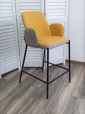 Полубарный стул NYX (H=65cm) VF106 желтый / VF120 серый М-City в Урае - uray.mebel-74.com | фото