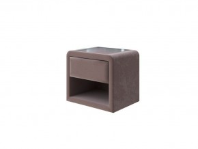PROxSON Тумба Cube (Ткань: Велюр Shaggy Chocolate) 52x41 в Урае - uray.mebel-74.com | фото