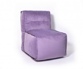 Прямое модульное бескаркасное кресло Комфорт (Фиолет велюр) в Урае - uray.mebel-74.com | фото