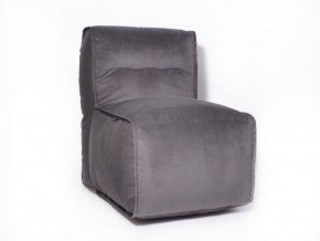 Прямое модульное бескаркасное кресло Комфорт (Графит велюр) в Урае - uray.mebel-74.com | фото