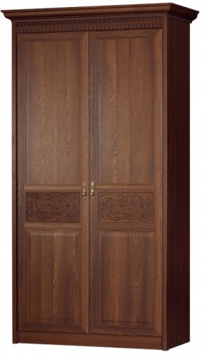 Шкаф 2-х дверный с полками ДСП №181 "Лючия" Дуб оксфорд в Урае - uray.mebel-74.com | фото