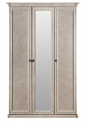 Шкаф 3-х створчатый (2+1) с зеркалом Афина (крем корень) в Урае - uray.mebel-74.com | фото