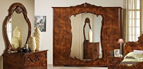 Шкаф 5-и дверный с зеркалами (20.145) Тициана (орех) в Урае - uray.mebel-74.com | фото