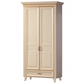 Шкаф для одежды 2-х дверный №471 Марлен Кремовый белый в Урае - uray.mebel-74.com | фото