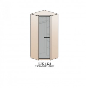 Шкаф ЛУНА (ШК-1221 фасад-комбинированный) Венге/жемчуг в Урае - uray.mebel-74.com | фото