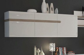 Шкаф навесной 3D/TYP 67, LINATE ,цвет белый/сонома трюфель в Урае - uray.mebel-74.com | фото