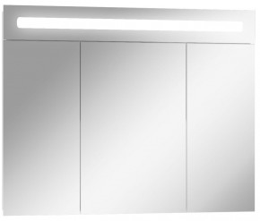 Шкаф-зеркало Аврора 90 с подсветкой LED Домино (DV8011HZ) в Урае - uray.mebel-74.com | фото