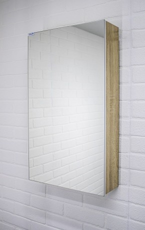Шкаф-зеркало Мечта 40 Дуб сонома АЙСБЕРГ (DM2317HZ) в Урае - uray.mebel-74.com | фото
