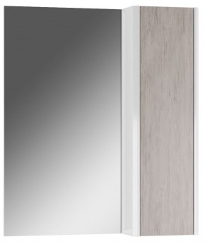 Шкаф-зеркало Uno 60 Дуб серый левый/правый Домино (DU1503HZ) в Урае - uray.mebel-74.com | фото