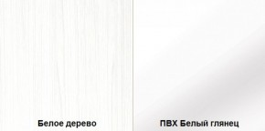 Стенка Румба арт. 03.272 (Белое дерево/Белый глянец) Шкаф комбинированный в Урае - uray.mebel-74.com | фото