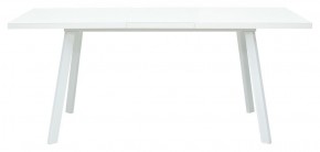Стол ФИН 120 Белый, стекло/ Белый каркас М-City в Урае - uray.mebel-74.com | фото