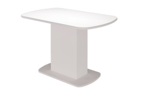 Стол обеденный Соренто (Белый глянец) в Урае - uray.mebel-74.com | фото